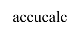 ACCUCALC trademark