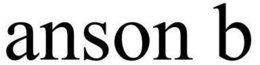 ANSON B trademark