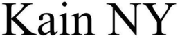 KAIN NY trademark