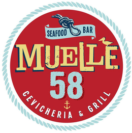 SEAFOOD BAR MUELLE 58 CEVICHERIA & GRILL trademark