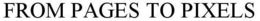FROM PAGES TO PIXELS trademark