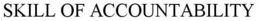 SKILL OF ACCOUNTABILITY trademark