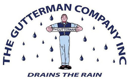 THE GUTTERMAN COMPANY INC THE GUTTERMAN DRAINS THE RAIN trademark