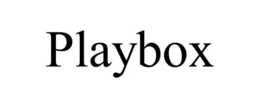 PLAYBOX trademark