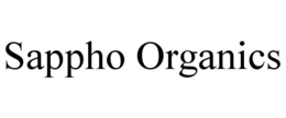 SAPPHO ORGANICS trademark