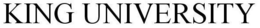 KING UNIVERSITY trademark
