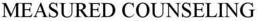 MEASURED COUNSELING trademark