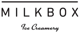 MILKBOX ICE CREAMERY trademark