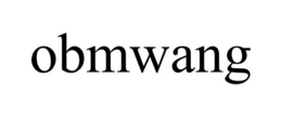 OBMWANG trademark