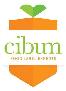 CIBUM FOOD LABEL EXPERTS trademark