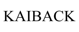KAIBACK trademark