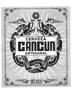 CERVEZA CANCUN ARTESANAL MÉXICO trademark