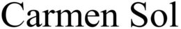 CARMEN SOL trademark