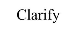 CLARIFY trademark