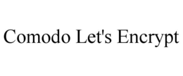 COMODO LET'S ENCRYPT trademark
