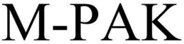 M-PAK trademark