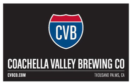 CVB COACHELLA VALLEY BREWING CO CVBCO.COM THOUSAND PALMS, CA trademark