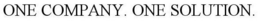 ONE COMPANY. ONE SOLUTION. trademark