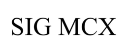 SIG MCX trademark