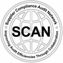 SCAN SUPPLIER COMPLIANCE AUDIT NETWORK IMPROVING AUDIT EFFICIENCIES THROUGH COLLABORATION trademark