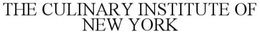 THE CULINARY INSTITUTE OF NEW YORK trademark