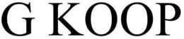G KOOP trademark