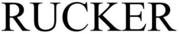 RUCKER trademark