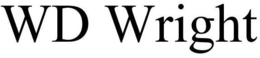 WD WRIGHT trademark