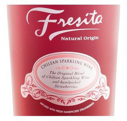 FRESITA NATURAL ORIGIN CHILEAN SPARKLING WINE THE ORIGINAL BLEND OF CHILEAN SPARKLING WINE AND HANDPICKED STRAWBERRIES INFUSED WITH FRESH HANDPICKED STRAWBERRIES trademark