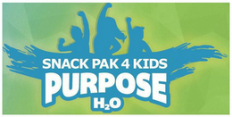 SNACK PAK 4 KIDS PURPOSE H2O trademark