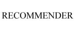 RECOMMENDER trademark