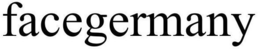 FACEGERMANY trademark