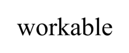 WORKABLE trademark