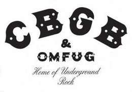 CBGB & OMFUG HOME OF UNDERGROUND ROCK trademark
