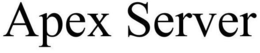 APEX SERVER trademark