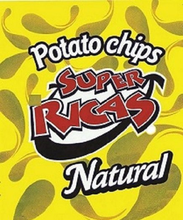 POTATO CHIPS SUPER RICAS NATURAL trademark
