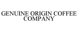GENUINE ORIGIN COFFEE COMPANY trademark