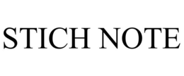 STICH NOTE trademark