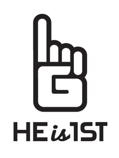 G HE IS 1ST trademark