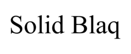 SOLID BLAQ trademark
