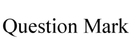 QUESTION MARK trademark