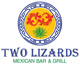 TWO LIZARDS MEXICAN BAR & GRILL trademark