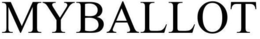 MYBALLOT trademark
