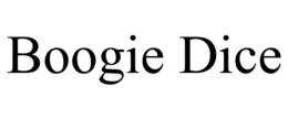 BOOGIE DICE trademark