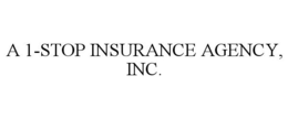 A 1-STOP INSURANCE AGENCY, INC. trademark