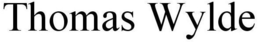 THOMAS WYLDE trademark