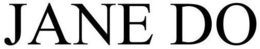 JANE DO trademark