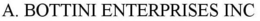 A. BOTTINI ENTERPRISES INC trademark