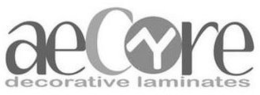 AECORE DECORATIVE LAMINATES trademark