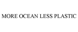 MORE OCEAN LESS PLASTIC trademark